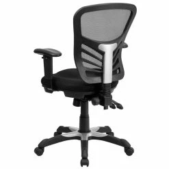 Best Sale 🔥 Flash Furniture Mid-Back Mesh Office Chair In Black 👏 12 Best Sale 🔥 Flash Furniture Mid-Back Mesh Office Chair In Black 👏 -Deals Writing Desks Store 457540 3 L
