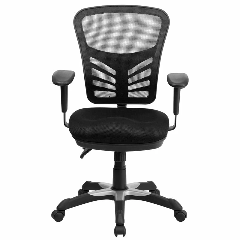 Best Sale 🔥 Flash Furniture Mid-Back Mesh Office Chair In Black 👏 7 Best Sale 🔥 Flash Furniture Mid-Back Mesh Office Chair In Black 👏 - Image 5