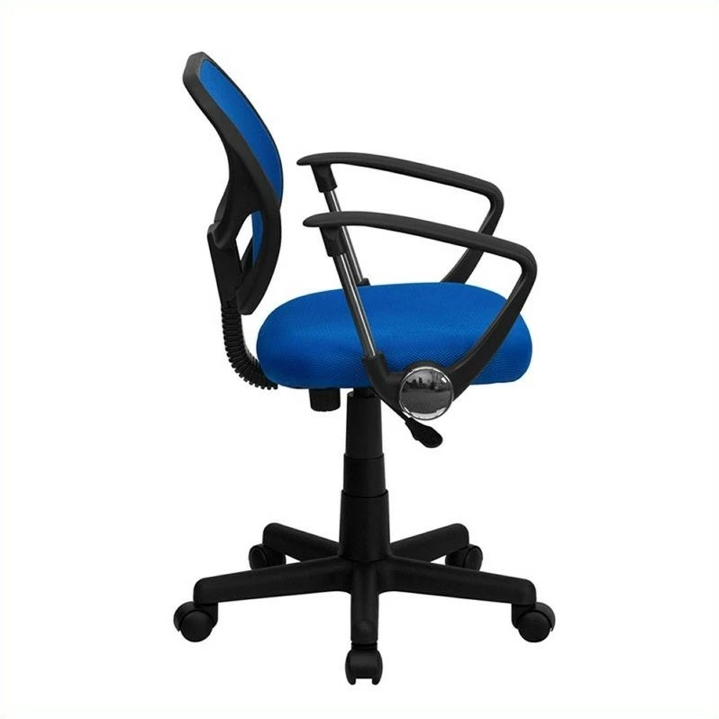 Wholesale โจ Flash Furniture Mid Back Mesh Office Swivel Chair With Arms In Blue ๐ 4 Wholesale โจ Flash Furniture Mid Back Mesh Office Swivel Chair With Arms In Blue ๐ - Image 2