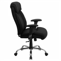 Flash Sale ⭐ Flash Furniture Hercules Fabric Office Chair With Arms In Black 😉 -Deals Writing Desks Store 457688 1 L