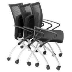 New 🧨 Regency Apprentice Nesting Office Chair In Black 🧨 -Deals Writing Desks Store 460077 11 L