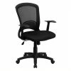 Brand new 🥰 Flash Furniture Mid-Back Mesh Office Chair With Padded Mesh Seat In Black ✨ -Deals Writing Desks Store 460673 L