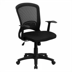 Brand new 🥰 Flash Furniture Mid-Back Mesh Office Chair With Padded Mesh Seat In Black ✨