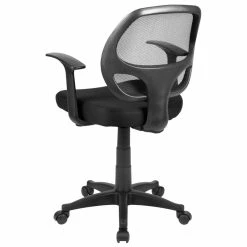 Best reviews of 🔥 Flash Furniture Mid-Back Mesh Computer Office Chair In Black 🔥 -Deals Writing Desks Store 461350 12 L