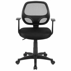 Best reviews of 🔥 Flash Furniture Mid-Back Mesh Computer Office Chair In Black 🔥 -Deals Writing Desks Store 461350 13 L