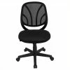 Hot Sale 🔥 Flash Furniture Y-Go Trade Mid Back Mesh Office Swivel Chair In Black ✨ -Deals Writing Desks Store 462173 L