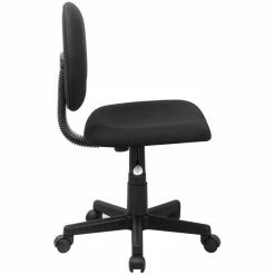 Best Pirce 🌟 Flash Furniture Armless Ergonomic Office Swivel Chair In Black 🔔 -Deals Writing Desks Store 462181 2 L
