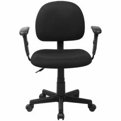 Best deal 🥰 Flash Furniture Ergonomic Office Chair In Black 🎉 -Deals Writing Desks Store 462209 1 L