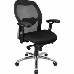 Brand new 🛒 Flash Furniture Mid-Back Super Mesh Office Chair In Black 🎉