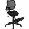 Cheap 🎉 Flash Furniture Mobile Ergonomic Kneeling Task Office Chair In Black 😀 -Deals Writing Desks Store 464741 L
