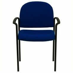 Brand new 🔥 Flash Furniture Stacking Side Office Stacking Chair In Navy Blue 😍