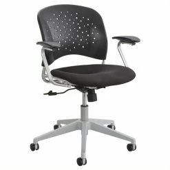 Deals 💯 Safco Rêve Task Office Chair Round Back In Black 🔔