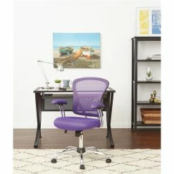 Brand new ⌛ Avenue Six Juliana Task Chair With Purple Mesh Fabric Seat 😍 9 Brand new ⌛ Avenue Six Juliana Task Chair With Purple Mesh Fabric Seat 😍 -Deals Writing Desks Store 470373 5 L