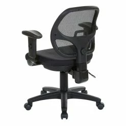 Discount 🧨 Office Star Ergonomic Task Office Chair With Adjustable Arms In Coal Black 🎁 -Deals Writing Desks Store 472665 1 L