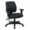 Best deal 🧨 Office Star Mid Back Dual Function Ergonomic Office Chair In Coal Black 🤩 -Deals Writing Desks Store 472691 L