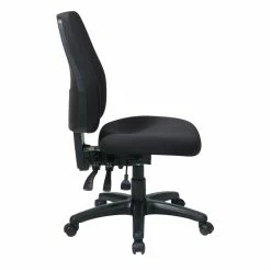 Best deal ⭐ Office Star High Back Dual Function Ergonomic Office Chair In Coal Black ⭐ -Deals Writing Desks Store 472692 3 L