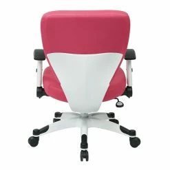 Budget 😀 Office Star White Frame Pink Managers Chair With Mesh Fabric Seat And Back With Flip Arms ✔️ 10 Budget 😀 Office Star White Frame Pink Managers Chair With Mesh Fabric Seat And Back With Flip Arms ✔️ -Deals Writing Desks Store 472703 15 L