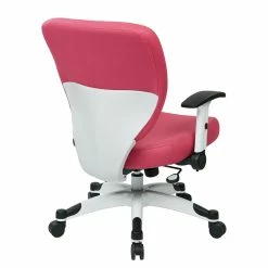 Budget 😀 Office Star White Frame Pink Managers Chair With Mesh Fabric Seat And Back With Flip Arms ✔️ 11 Budget 😀 Office Star White Frame Pink Managers Chair With Mesh Fabric Seat And Back With Flip Arms ✔️ -Deals Writing Desks Store 472703 16 L