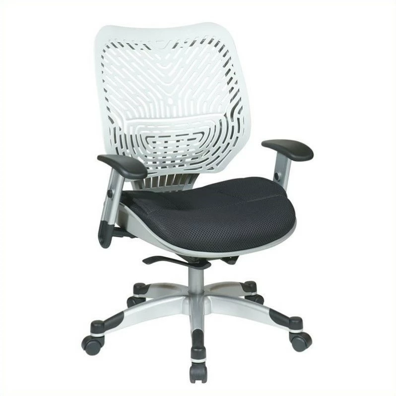 Best Pirce 👍 Office Star Unique Self Adjusting Ice White Plastic SpaceFlex Back Managers Chair 💯 3 Best Pirce 👍 Office Star Unique Self Adjusting Ice White Plastic SpaceFlex Back Managers Chair 💯