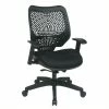 Best Sale 👏 Office Star Unique Self Adjusting Ice SpaceFlex Black Fabric Back Managers Chair 😍 -Deals Writing Desks Store 472771 L
