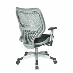 Best reviews of 💯 Office Star Unique Self Adjusting SpaceFlex Fog Plastic Black Back Managers Chair 👍 -Deals Writing Desks Store 472772 2 L