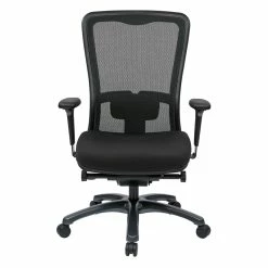 Coupon 😉 Office Star ProGrid High Back Office Chair In Coal Black Fabric 🎁 -Deals Writing Desks Store 472781 1 L