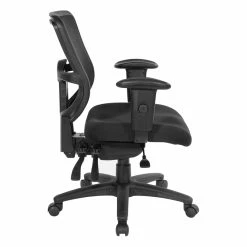 Discount 🔔 Office Star Ergonomic Task Office Chair With ProGrid Back In Coal Black Fabric ⭐ -Deals Writing Desks Store 472783 6 L