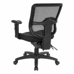 Discount 🔔 Office Star Ergonomic Task Office Chair With ProGrid Back In Coal Black Fabric ⭐ -Deals Writing Desks Store 472783 8 L