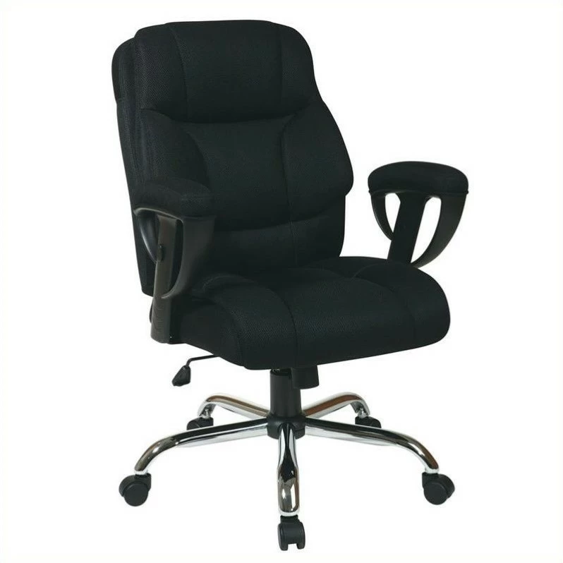 Hot Sale ๐ฅ Office Star Executive Big Man Office Chair In Black Mesh Fabric ๐ 3 Hot Sale ๐ฅ Office Star Executive Big Man Office Chair In Black Mesh Fabric ๐