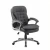 Budget 🔥 Boss Office Products Boss Office Mid Back Executive Office Chair In Black And Pewter 😍 -Deals Writing Desks Store 498903 L