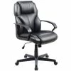 Flash Sale ❤️ CorLiving Faux Leather Managerial Office Chair In Black 😀 -Deals Writing Desks Store 503363 L