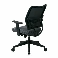 Outlet ❤️ Office Star Deluxe VeraFlex Office Chair With Fabric Seat Charcoal Gray 🔥 -Deals Writing Desks Store 59799 2 L