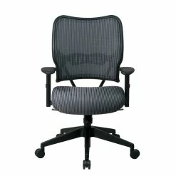 Outlet ❤️ Office Star Deluxe VeraFlex Office Chair With Fabric Seat Charcoal Gray 🔥 -Deals Writing Desks Store 59799 3 L