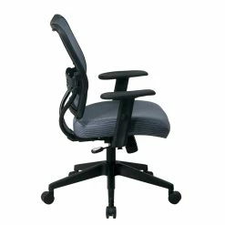 Top 10 ❤️ Office Star Deluxe VeraFlex Office Chair In Blue Mist Fabric 🤩 -Deals Writing Desks Store 59800 6 L