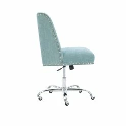 Top 10 💯 Linon Draper Wood Upholstered Office Chair In Aqua Blue ✔️ 28 Top 10 💯 Linon Draper Wood Upholstered Office Chair In Aqua Blue ✔️ -Deals Writing Desks Store 638242 14 L