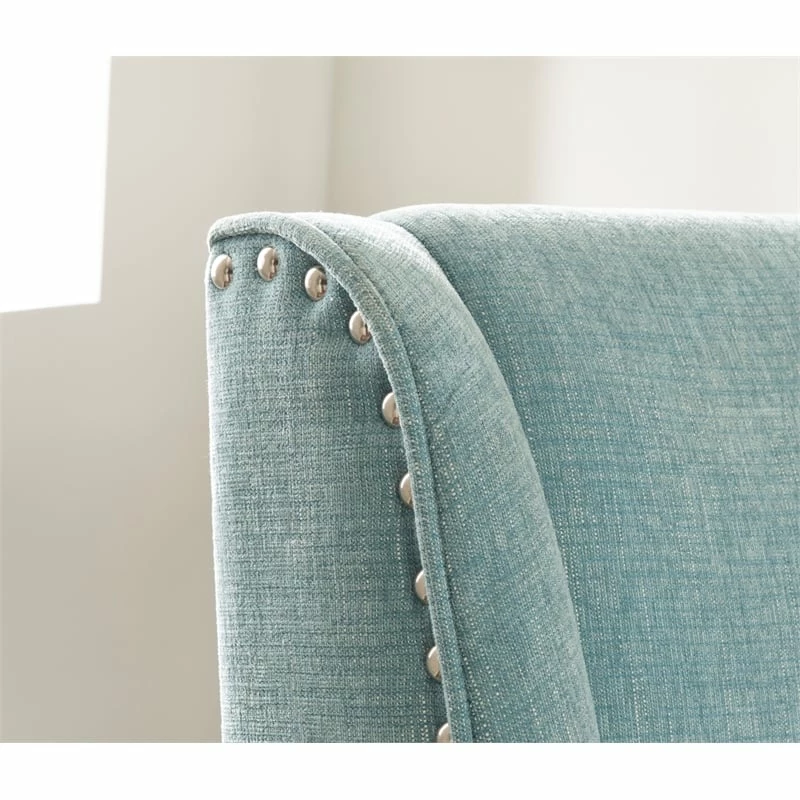 Top 10 💯 Linon Draper Wood Upholstered Office Chair In Aqua Blue ✔️ 15 Top 10 💯 Linon Draper Wood Upholstered Office Chair In Aqua Blue ✔️ - Image 13