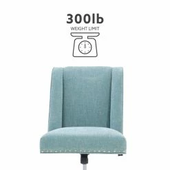 Top 10 💯 Linon Draper Wood Upholstered Office Chair In Aqua Blue ✔️ 37 Top 10 💯 Linon Draper Wood Upholstered Office Chair In Aqua Blue ✔️ -Deals Writing Desks Store 638242 23 L