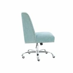 Top 10 💯 Linon Draper Wood Upholstered Office Chair In Aqua Blue ✔️ 23 Top 10 💯 Linon Draper Wood Upholstered Office Chair In Aqua Blue ✔️ -Deals Writing Desks Store 638242 9 L