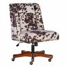 Outlet ๐งจ Linon Draper Wood Upholstered Office Chair In Brown Cow Print ๐ 1 Outlet ๐งจ Linon Draper Wood Upholstered Office Chair In Brown Cow Print ๐ -Deals Writing Desks Store 638245 4 L